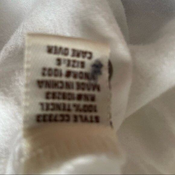 Vintage Havana White Cropped Jacket | Cameo Trim, Lightweight Layer Size Small - Picture 14 of 14